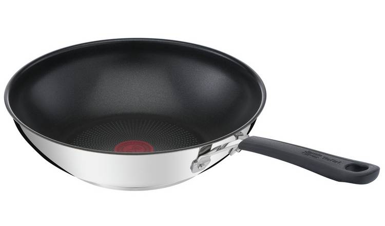 Buy Tefal Jamie Oliver 28cm Non Stick Stainless Steel Wok, Woks