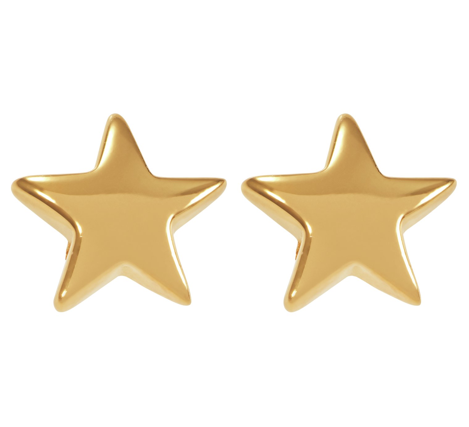 Revere 18ct Gold Plated Star Drop Stud Earrings Review