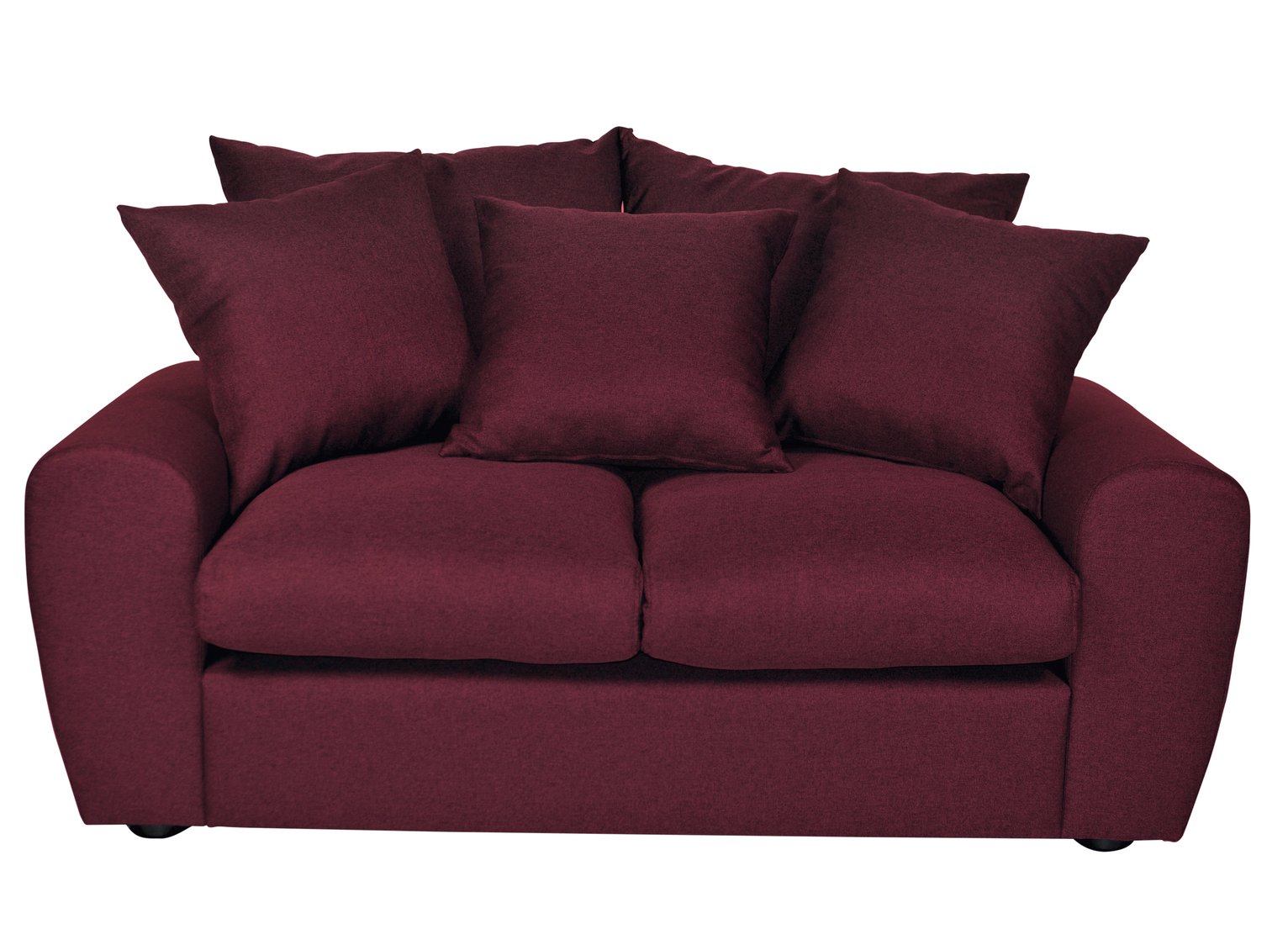 Argos Home Billow 2 Seater Fabric Sofa - Red