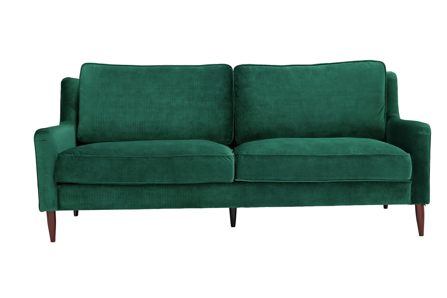 Argos Home Jacob 3 Seater Velvet Sofa Green (9341777) Argos Price