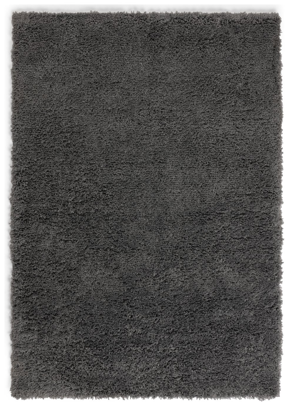 Habitat Recycled Cosy Plain Shaggy Rug - 80x150cm - Grey