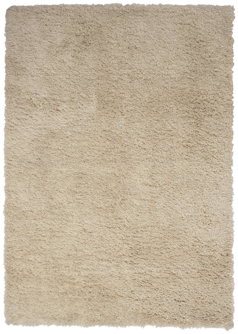 Habitat Recycled Cosy Plain Shaggy Rug - 80x150cm - Ivory