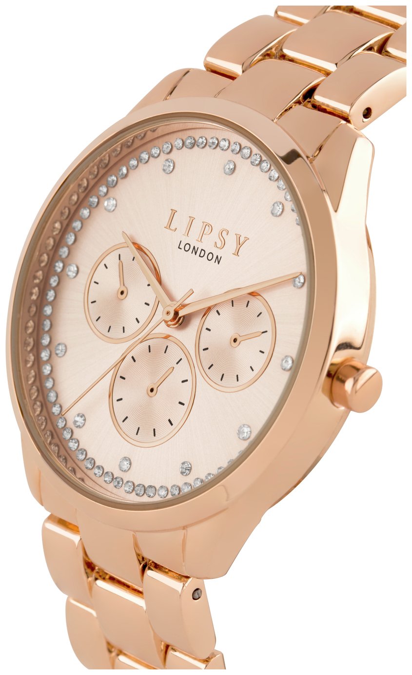 Lipsy Ladies Chronograph Rose Gold Coloured Bracelet Watch Review