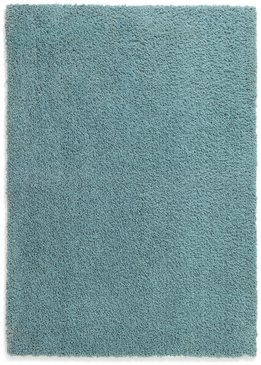 Habitat Recycled Cosy Plain Shaggy Rug - 160x230cm - Blue