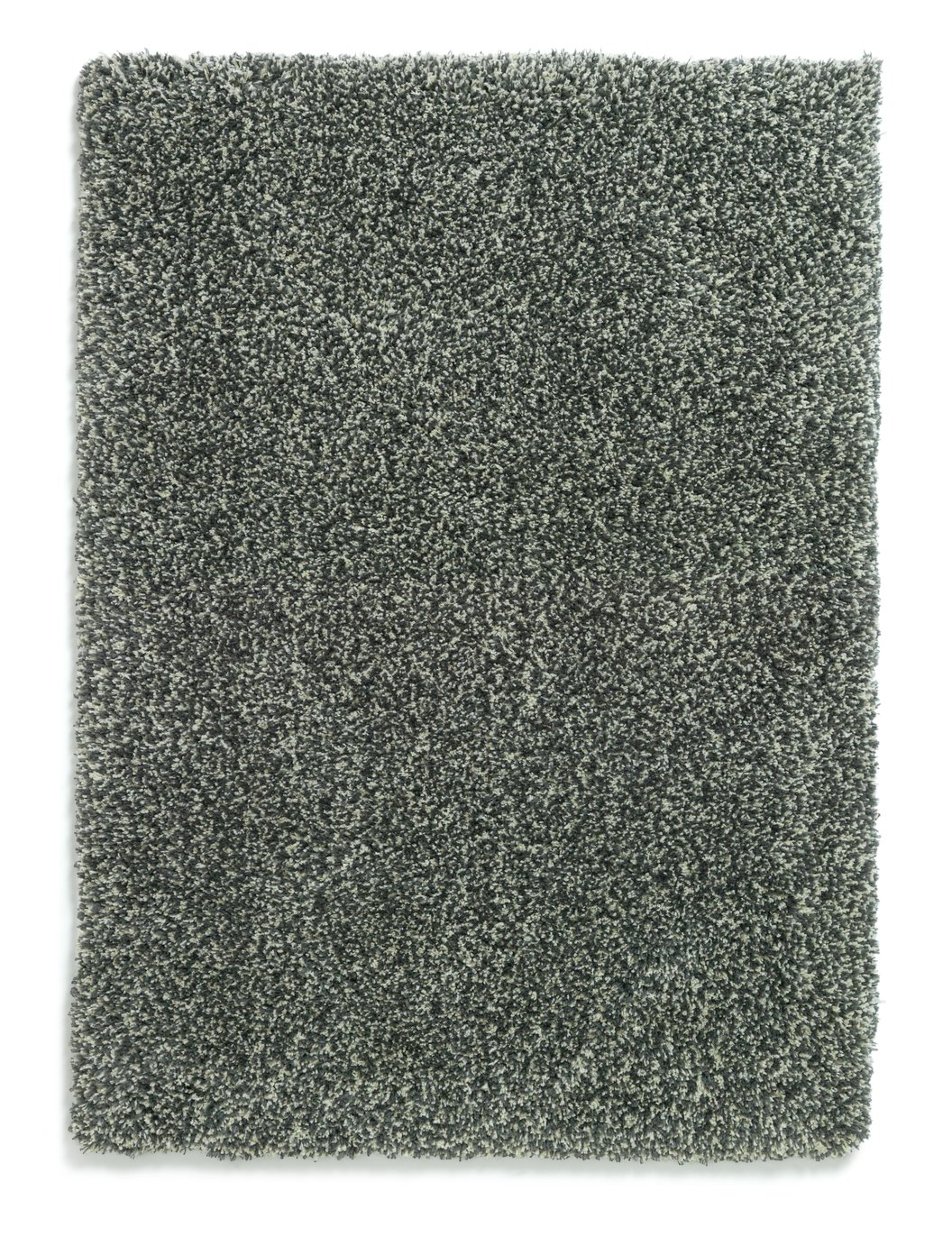Habitat Recycled Cosy Plain Shaggy Rug- 160x230cm- Grey Marl