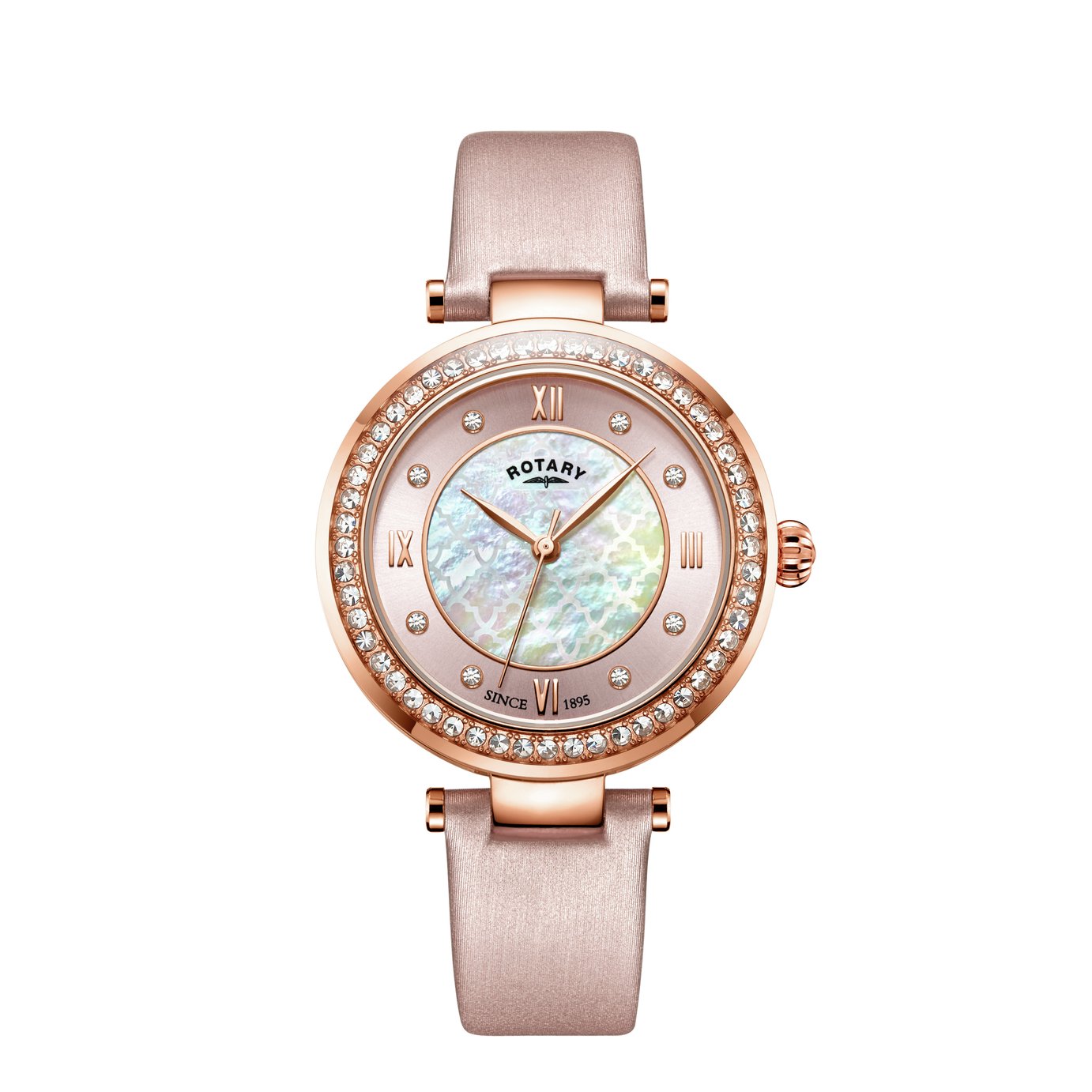 Rotary Ladies Blush Satin Strap Watch Review