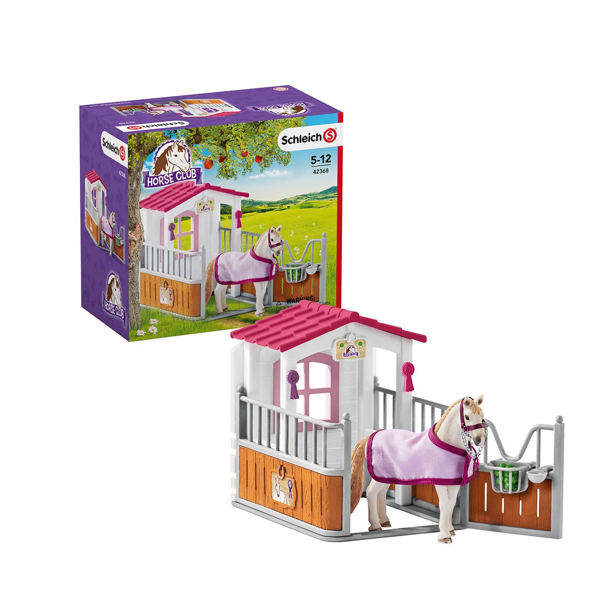 Schleich Horse Club Horse Stall with Lusitano Mare - 42368 (9343081