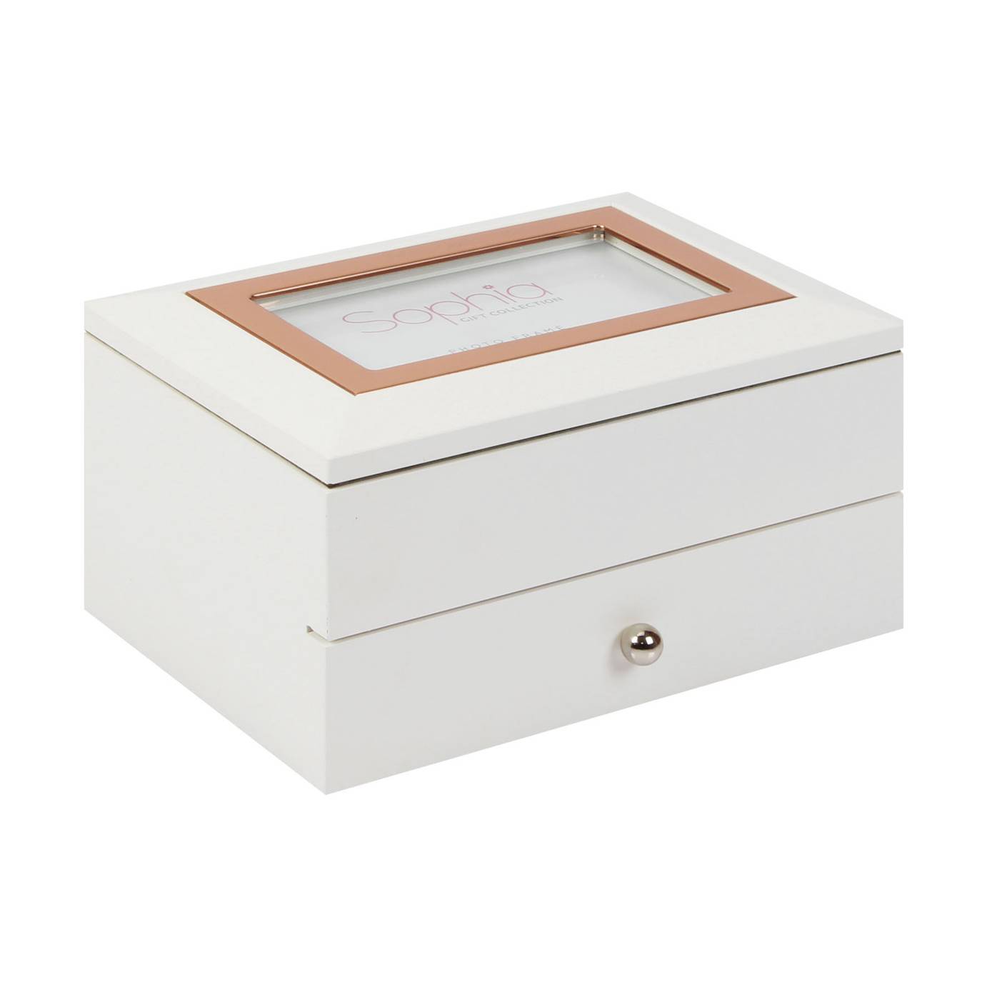 Buy Sophia Wooden Jewellery Box With Photo Frame Lid  Jewellery boxes 