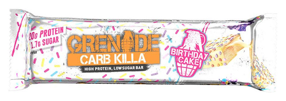 Grenade Birthday Cake Carb Killa Bars x 12 Review