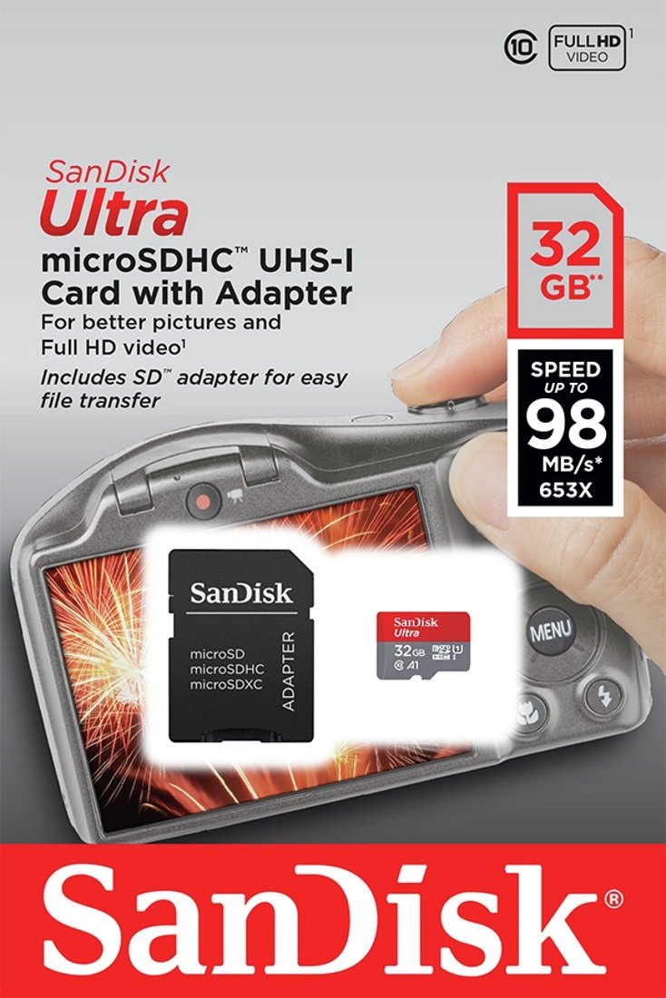 Buy Sandisk Ultra 98mbs Microsdhc Memory Card 32gb Memory Cards Argos