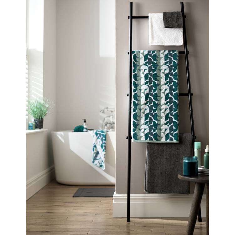 Buy Habitat Geometric Bath Towel Blue Green Towels Habitat