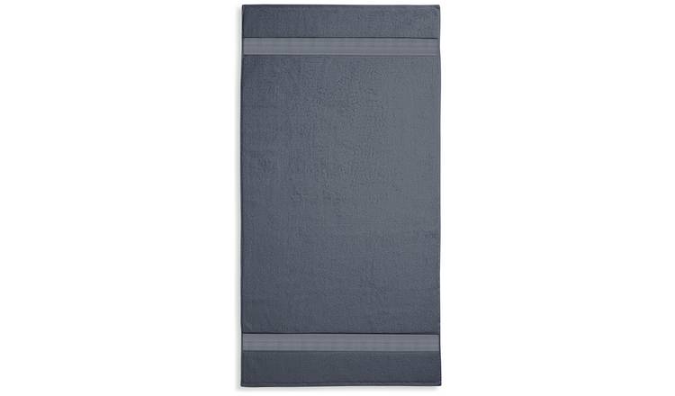 Habitat Egyptian Cotton 2 Pack Hand Towels - Rustic Blue