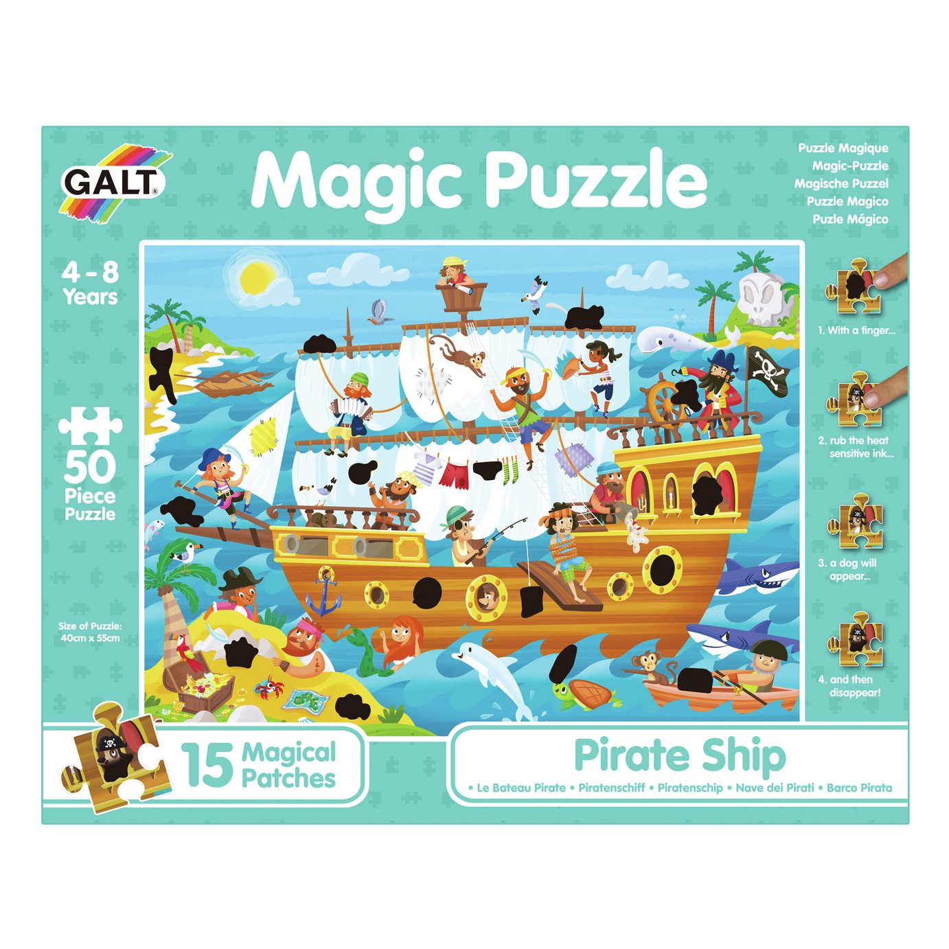Galt Toys Pirate Ship 50 Piece Magic Puzzle review