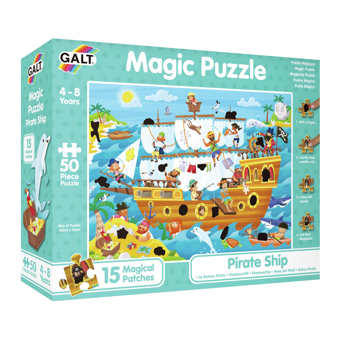 Galt Toys Pirate Ship 50 Piece Magic Puzzle Review