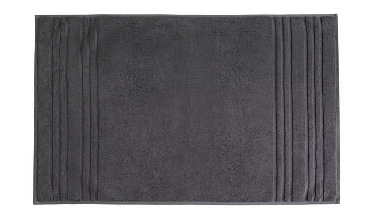 Habitat Hygro Anti Microb Bath Mat - Grey