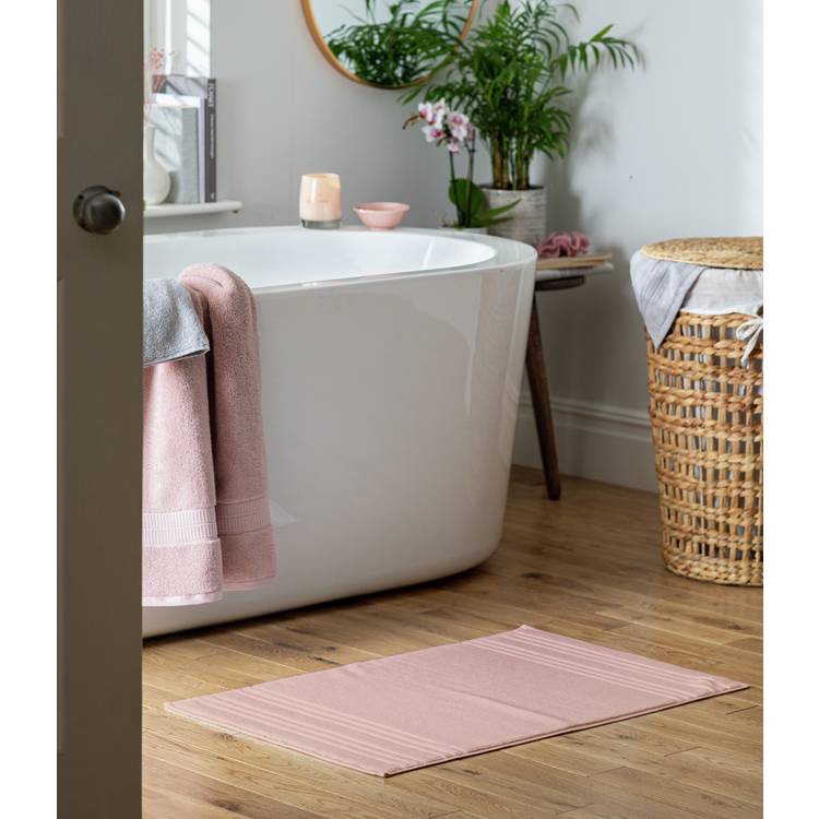 Habitat Hygro Anti Microb Bath Mat - Blush 0