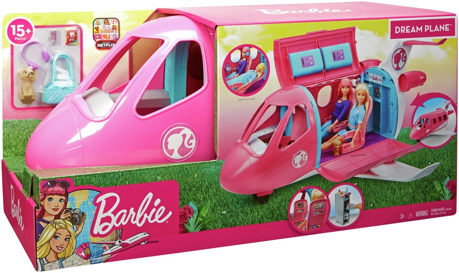 barbie plane argos