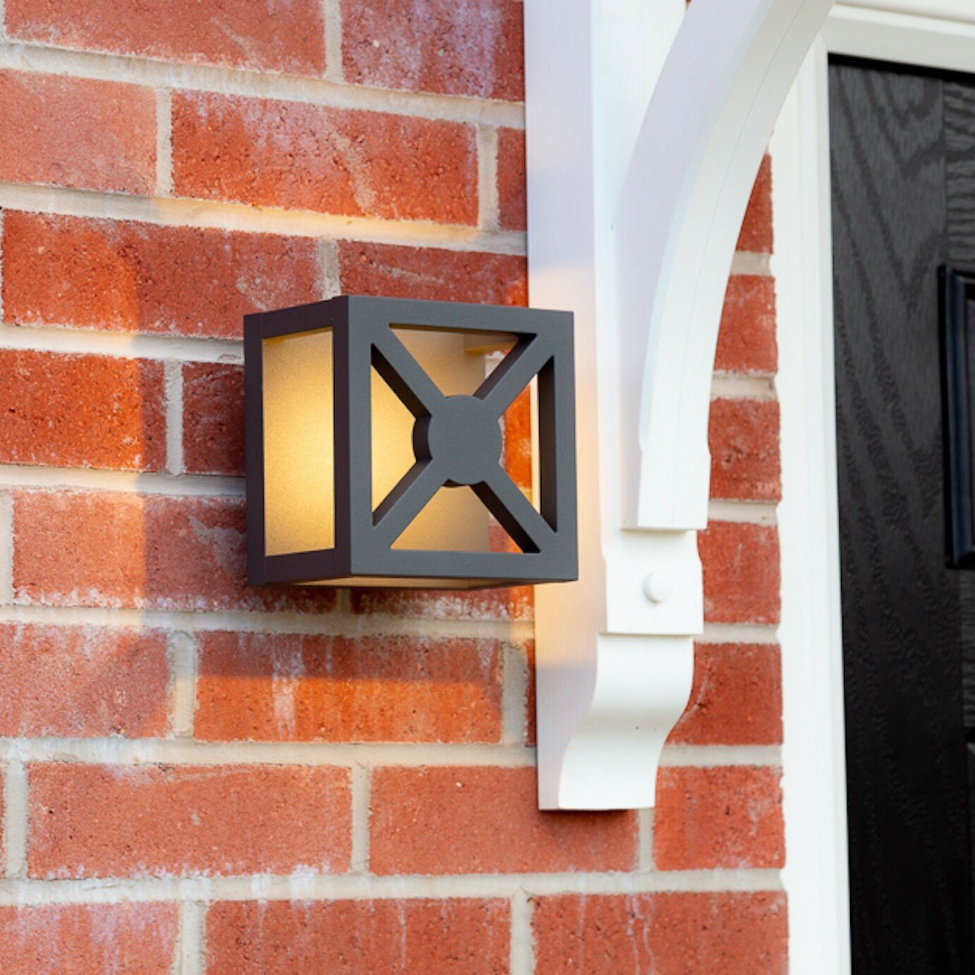 Smartwares Black Outdoor Wall Light