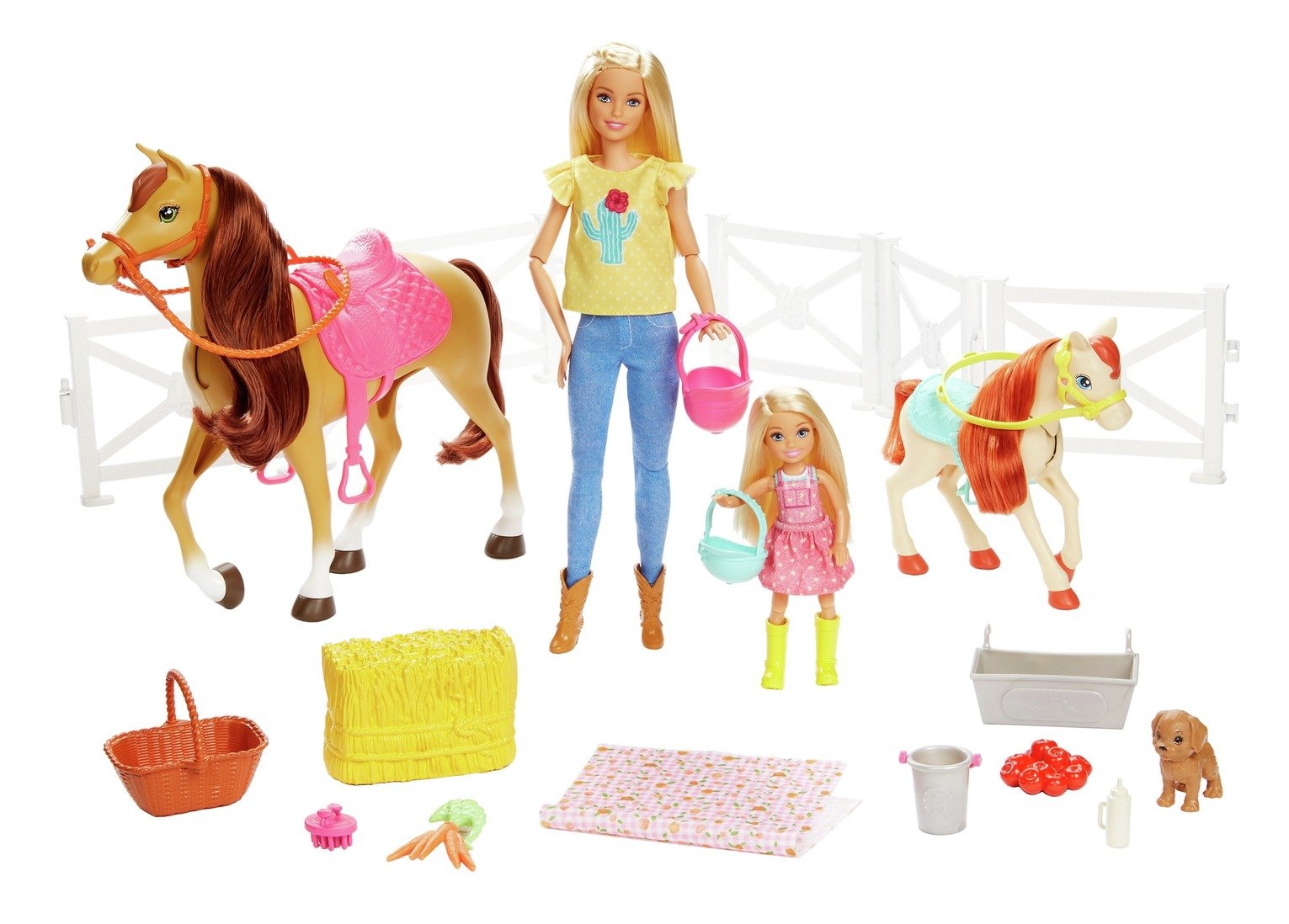 Barbie Hugs 'N' Horses Doll Playset