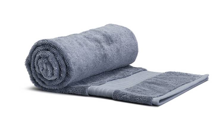 Habitat Egyptian Cotton Bath Towel - Rustic Blue