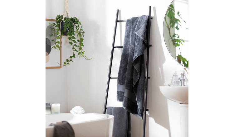 Habitat Egyptian Cotton Bath Sheet - Slate