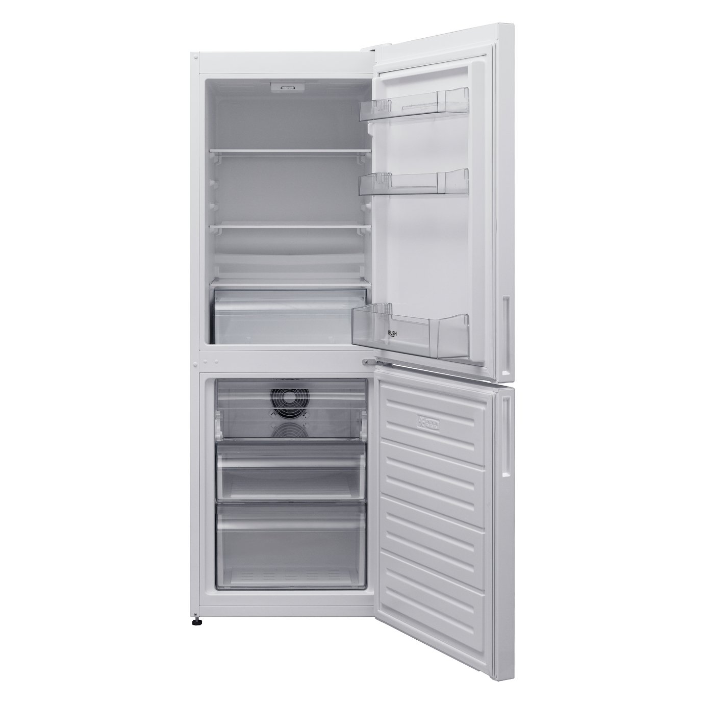 Buy Bush FE54152W Fridge Freezer - White | Fridge Freezers | Argos