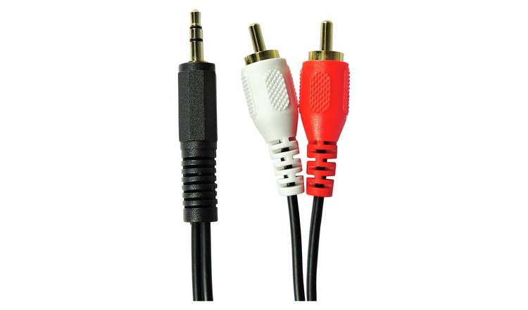 3.5 MM Audio Jack to 2 RCA Audio Cable