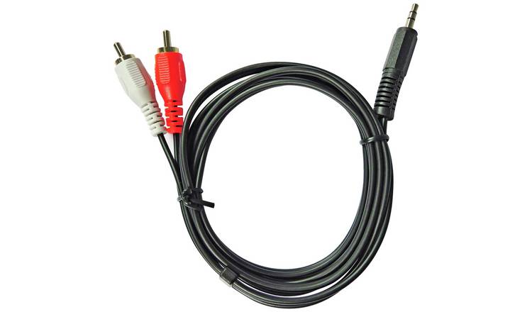 3.5mm To 2 RCA Audio Speaker Jack to Phono Cable Cord for X Rocker gaming  chairs