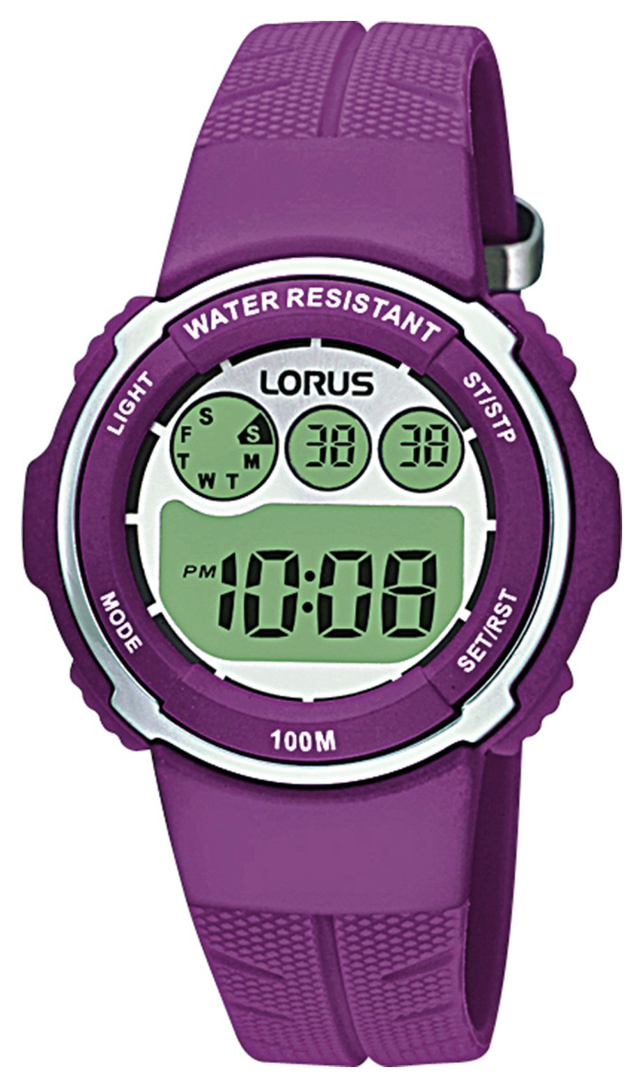 Lorus Ladies  Purple Resin Strap Watch