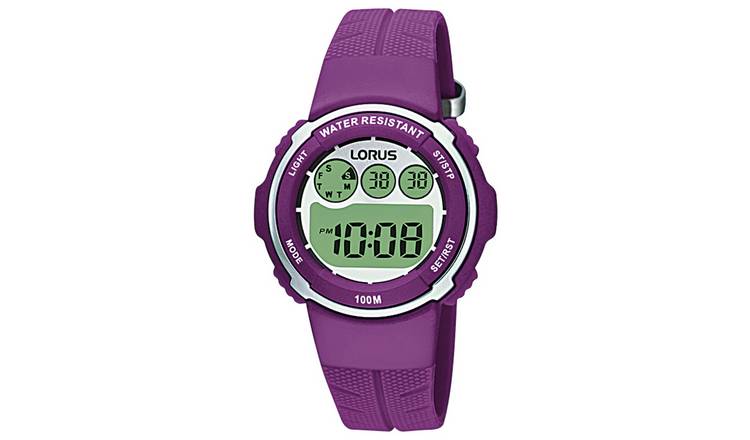 Buy Lorus Ladies Purple Resin Strap Watch | Womens watches | Argos