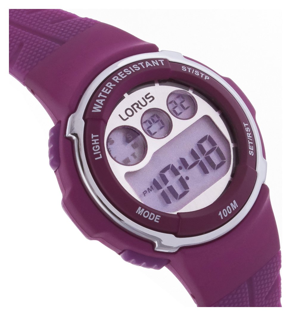 Lorus Ladies  Purple Resin Strap Watch Review