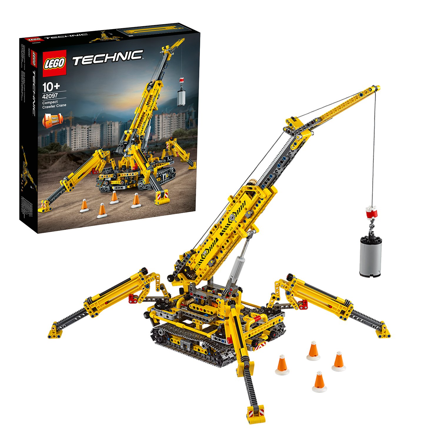 LEGO Technic Compact Crawler Crane Construction Set - 42097