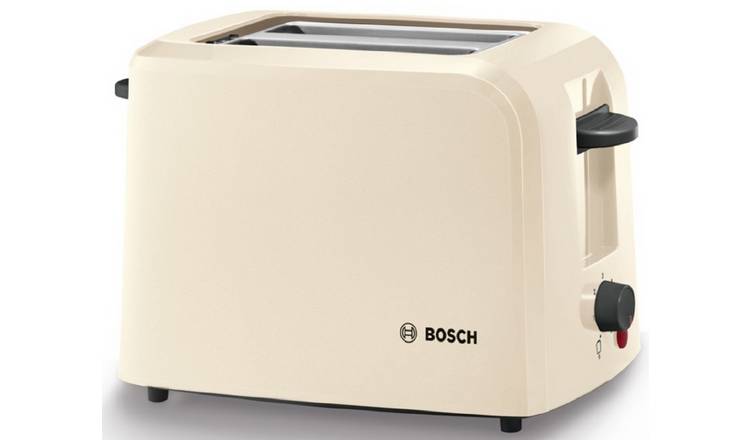 Bosch TAT3A0175G Village 2 Slice Toaster - Cream