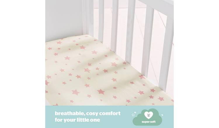 Travel cot outlet fitted sheets argos