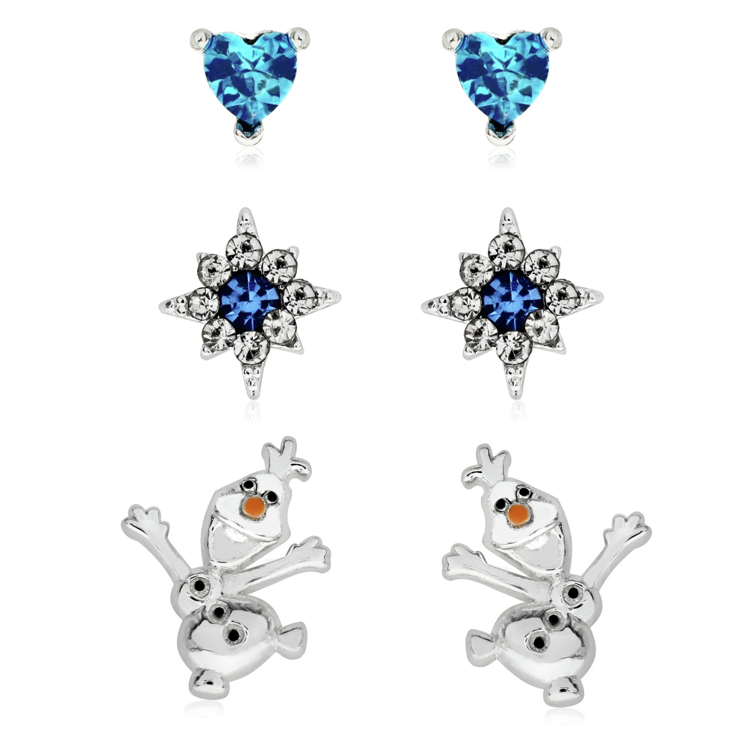 Disney Frozen Silver Coloured Olaf Stud Earrings Review