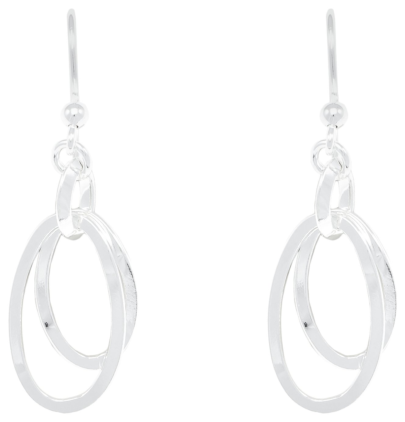 Revere Sterling Silver Wavy Oval Drop Earrings Review