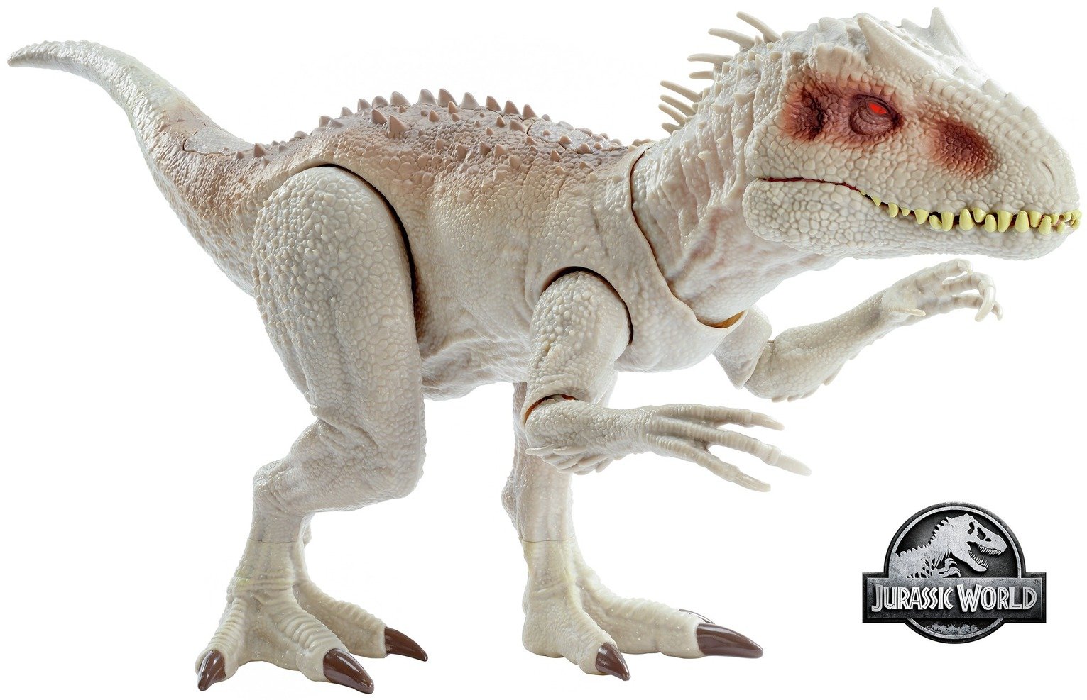 white dinosaur toy