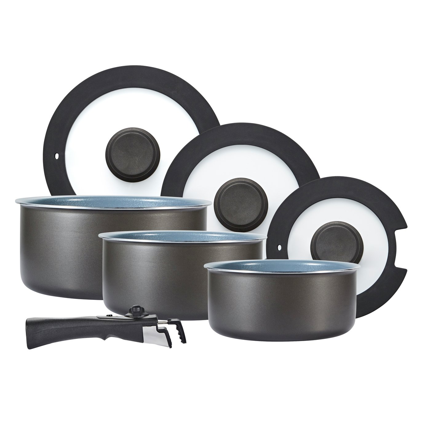 Tower Freedom 7 Piece Ceramic Non Stick Pan Set