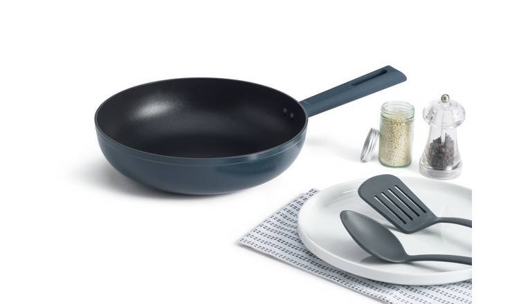 Wok antiadhérent avec couvercle Balance Moonmist 28cm