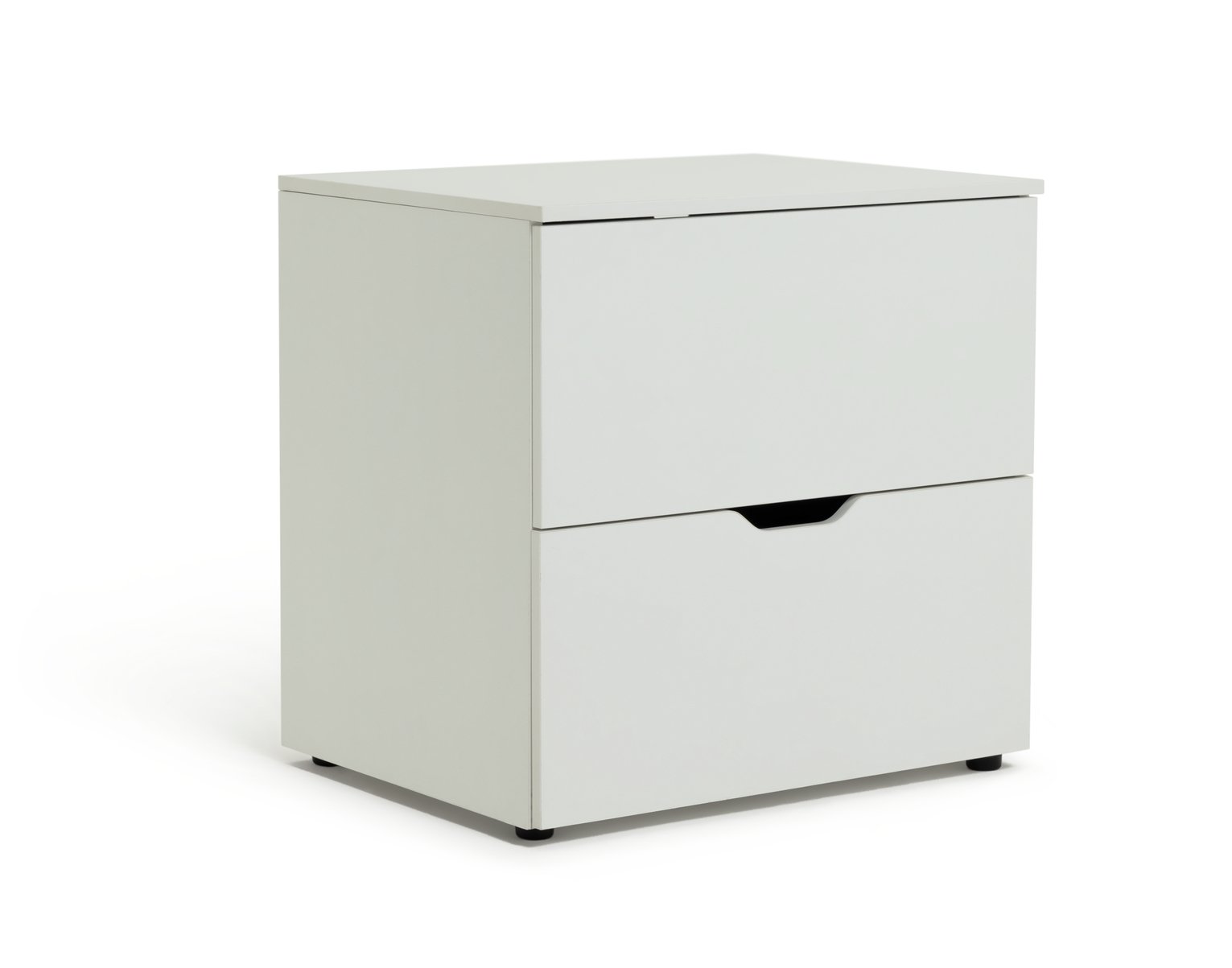 Argos Home Pod 2 Drawer Low Chest of Drawers - White