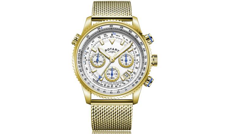 Rotary gold 2025 watch mens