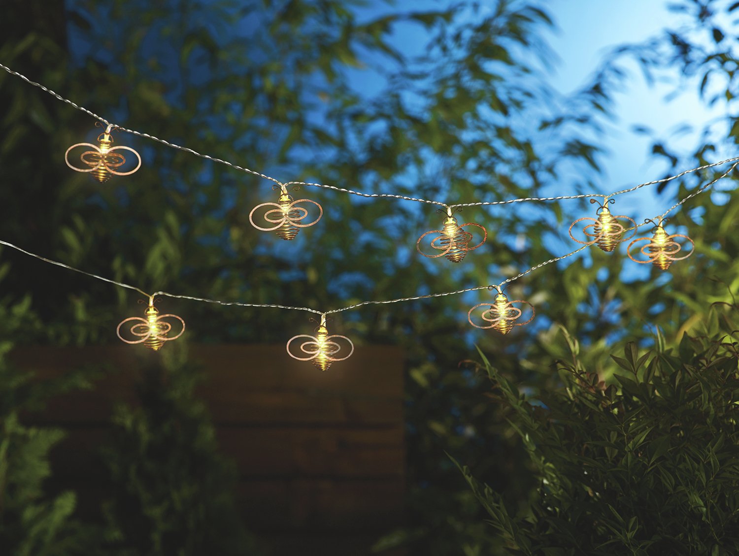 Garden by Sainsbury's 20 Bee LED Solar String Lights