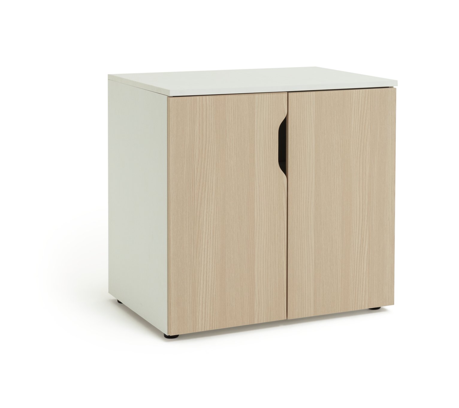 Argos Home Pod 2 Door Cabinet - Acacia Effect