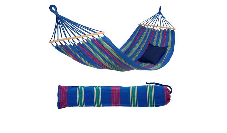 Amazonas Aruba Single Cotton Spreader Bar Hammock – Juniper