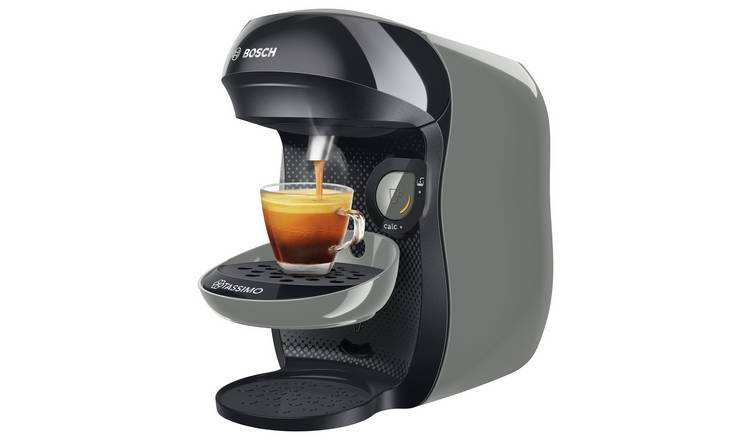Haat Voorkomen gemakkelijk te kwetsen Buy Tassimo Happy Pod Coffee Machine - Grey | Coffee machines | Argos