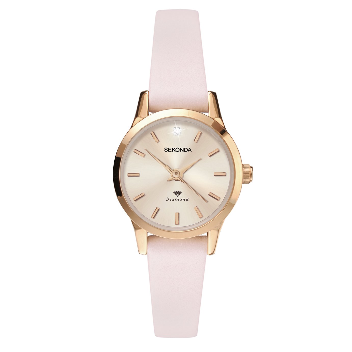 Sekonda Ladies Blush Pink Strap Watch