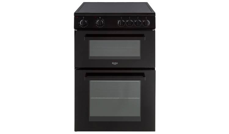 Bush B60TCBX 60cm Twin Cavity Electric Cooker - Black