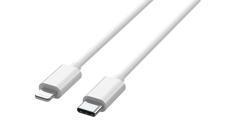 Buy 1m USB Type C to Lightning Cable | Mobile phone chargers | Argos