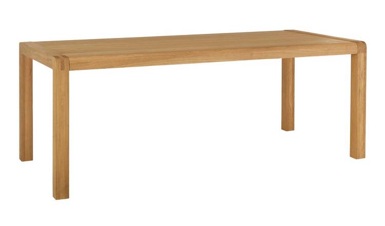 Buy Habitat Radius Solid Oak 8 Seater Dining Table | Dining tables | Argos