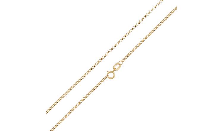 9ct gold sales necklace chain